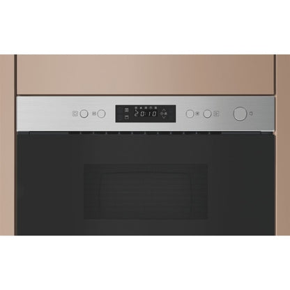 Hotpoint by Whirlpool HPMK12CXUK Built In Microwave with Grill 22 Liters BUILT IN INTEGRATED