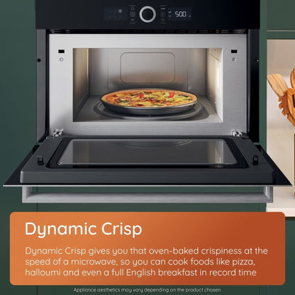 Hotpoint by Whirlpool HPMK12CXUK Built In Microwave with Grill 22 Liters BUILT IN INTEGRATED