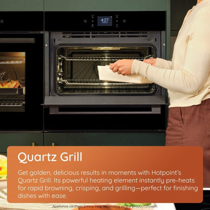 Hotpoint by Whirlpool HPMK12CXUK Built In Microwave with Grill 22 Liters BUILT IN INTEGRATED