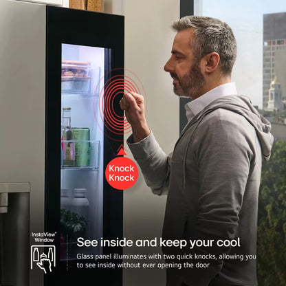 LG 220 Volts 50 Hz Refrigerator Side-by-Side with InstaView Door-in-Door and Craft Ice LRSVS2706S220v