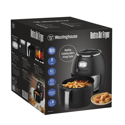 Westinghouse 220v Air Fryer 4 liter size 220 Volt airfryer (WKAF40BKEU220)
