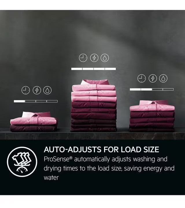 AEG 220 volts steam washer dryer combo 220v 240 volt 9 kg washer 5 kg dryer combo 50 hz for use overseas model LWR7195220v - 220 - Electronics