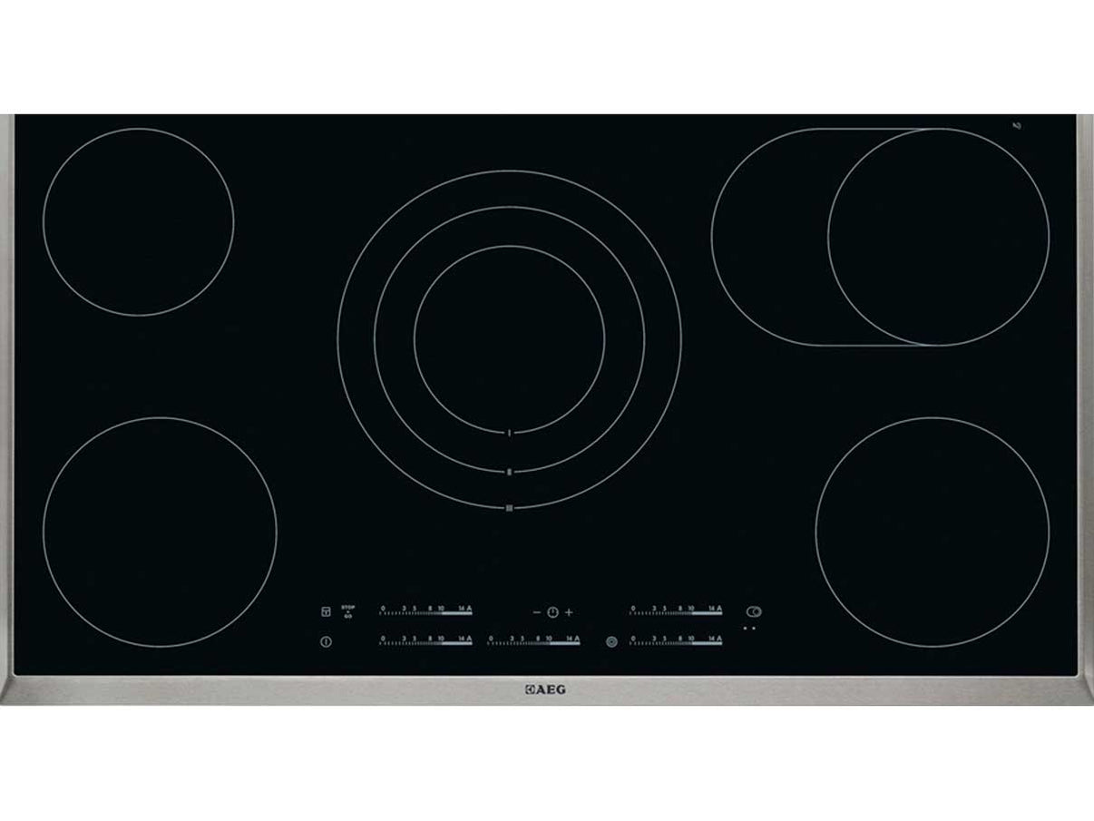 AEG HK955070XB Electric 36" Cooktop 220 240 volts 90cm - 220 - Electronics