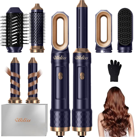 Airstyler with Automatic Hair Curler, Hair Straightener, Thermal Brush, Hot Airbrush complete styler kit model WK622W - 220v volt electronics