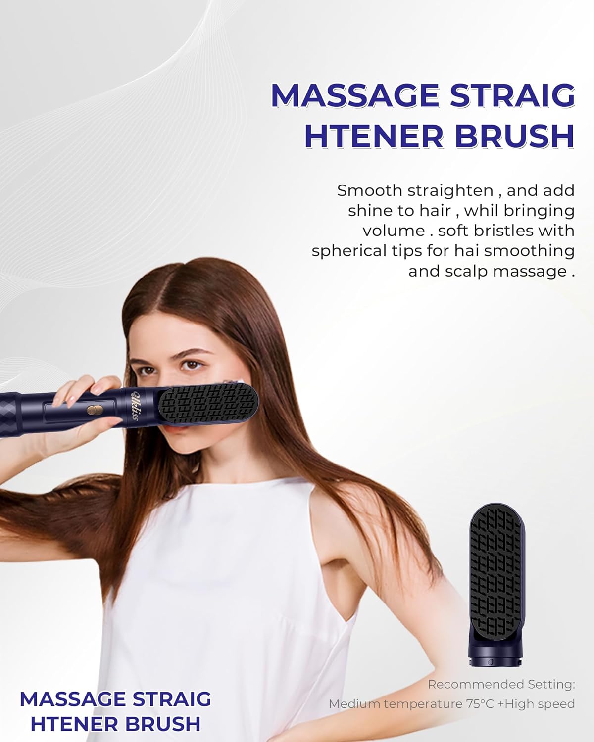 Airstyler with Automatic Hair Curler, Hair Straightener, Thermal Brush, Hot Airbrush complete styler kit model WK622W - 220v volt electronics