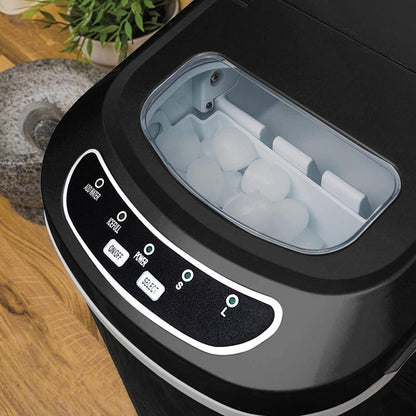 Andrew James 220 volt ice maker Countertop Ice cube maker 2.2 Liter 12KG in 24 Hours ice maker BLACK 220v 50hz 240 volts 50 hz - 220 - Electronics