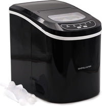 Andrew James 220 volt ice maker Countertop Ice cube maker 2.2 Liter 12KG in 24 Hours ice maker BLACK 220v 50hz 240 volts 50 hz - 220 - Electronics