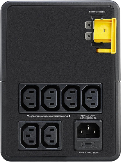 APC 220 volts 50 hz UPS 1200VA - BVX1200LI220 - 220v UPS Battery Backup & Surge Protector, Backup Battery with AVR, LED Indicators, Uninterruptible Power Supply - 220v volt electronics