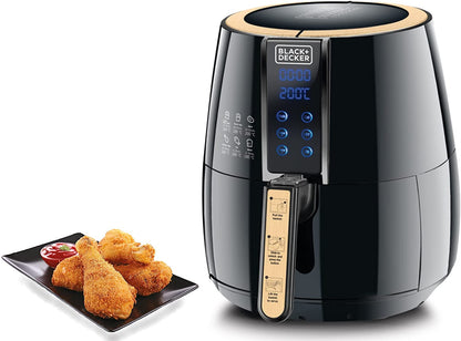 Black and Decker 220 volt Digital Air Fryer AF400 - B5 4 Liter Air Fryer 220V 240 Volts 50 hz - 220 - Electronics