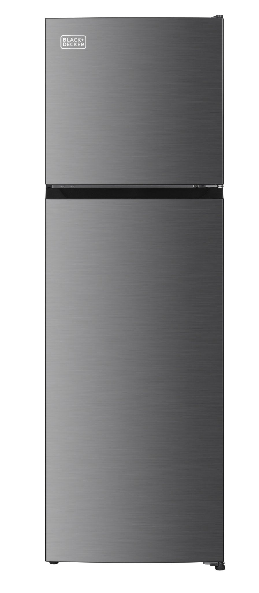 Black and Decker 220v Top Mount refrigerator Double Door 220 volt Fridge 250L with Freezer (BXRFS2D197A220v) - 220v volt electronics