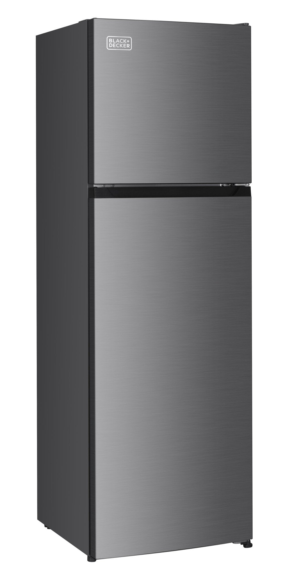 Black and Decker 220v Top Mount refrigerator Double Door 220 volt Fridge 250L with Freezer (BXRFS2D197A220v) - 220v volt electronics