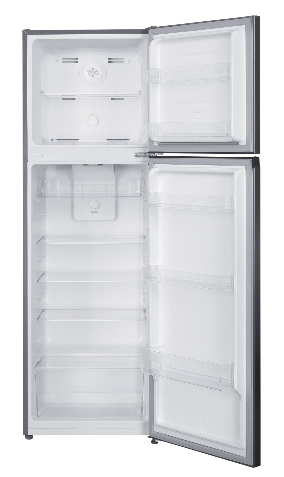 Black and Decker 220v Top Mount refrigerator Double Door 220 volt Fridge 250L with Freezer (BXRFS2D197A220v) - 220v volt electronics