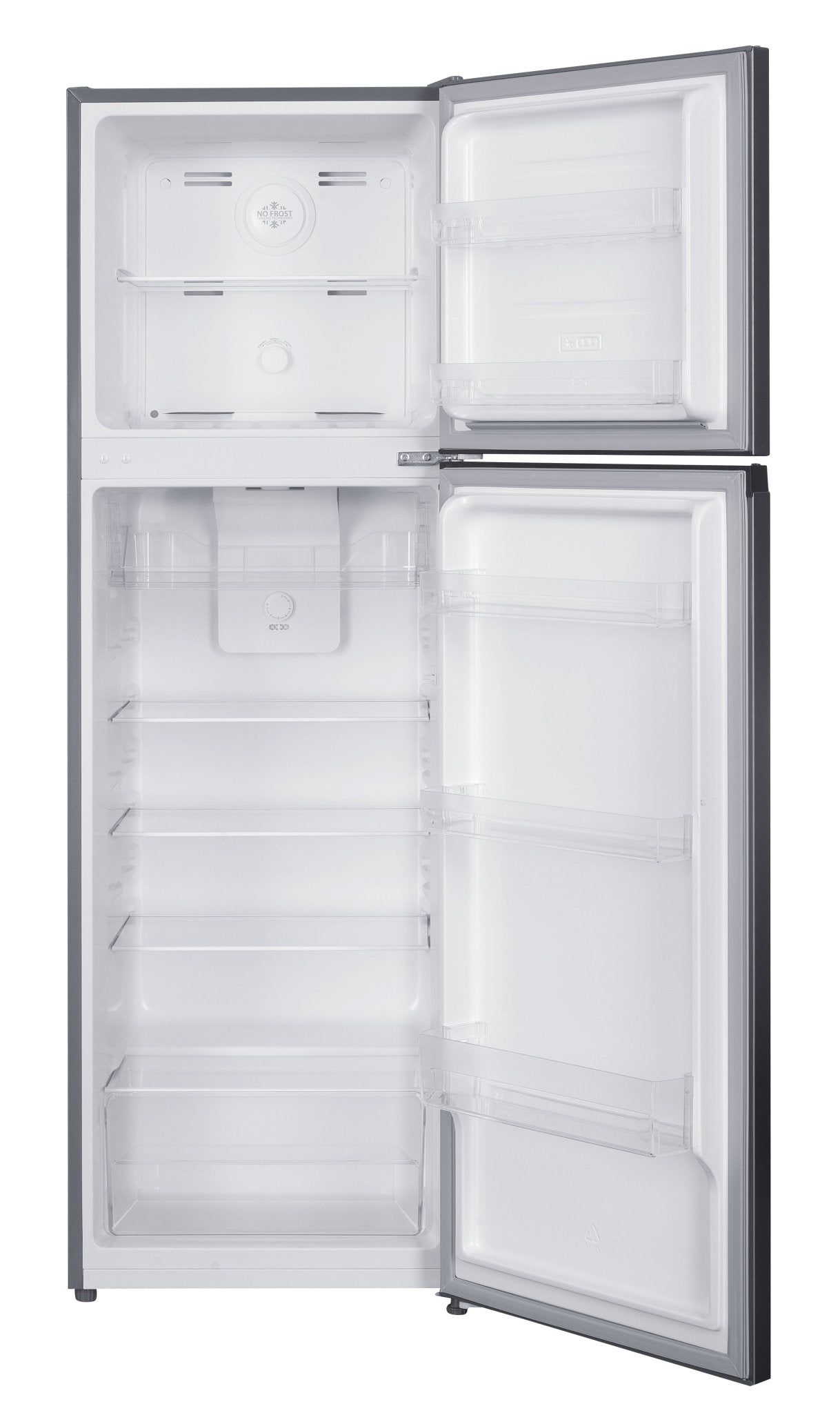 Black and Decker 220v Top Mount refrigerator Double Door 220 volt Fridge 250L with Freezer (BXRFS2D197A220v) - 220v volt electronics