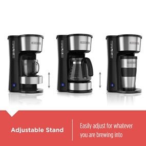 Black and Decker CMO755S 4 - in - 1 5 Cup Coffee Maker 220 240 Volts 220v 50hz - 220 - Electronics