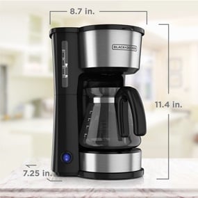 Black and Decker CMO755S 4 - in - 1 5 Cup Coffee Maker 220 240 Volts 220v 50hz - 220 - Electronics