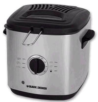 Black and Decker EF1220 220/240 Volt Deep Fryer with Timer - 220v volt electronics
