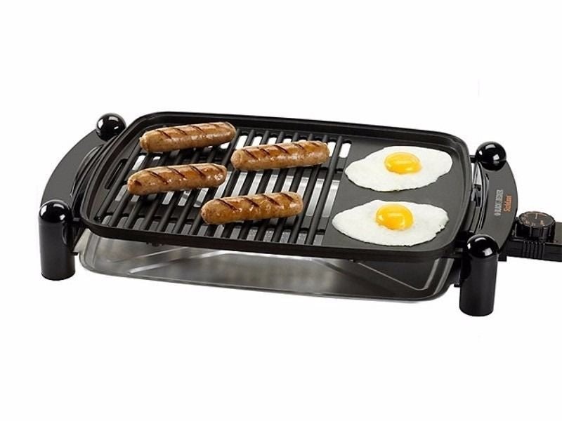 Black And Decker IG201 220V Electric Indoor Grill Griddle For 220 - 240 Volt Export - 220 - Electronics