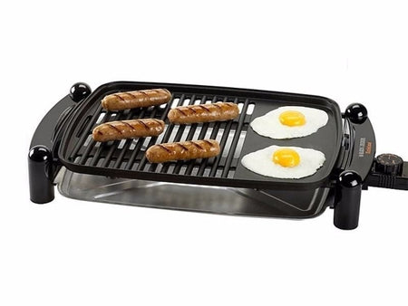 Black And Decker IG201 220V Electric Indoor Grill Griddle For 220 - 240 Volt Export - 220 - Electronics