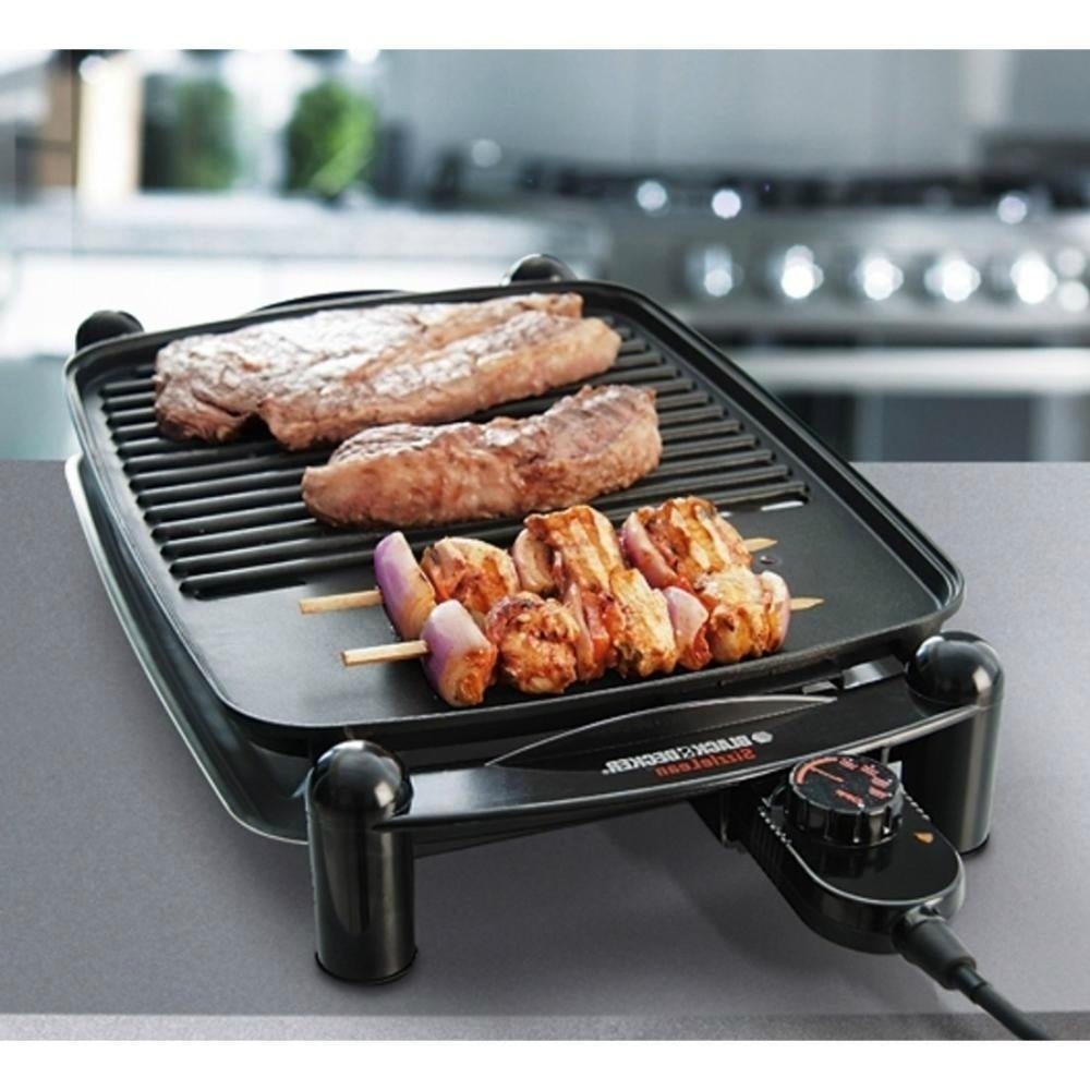 Black And Decker IG201 220V Electric Indoor Grill Griddle For 220 - 240 Volt Export - 220 - Electronics