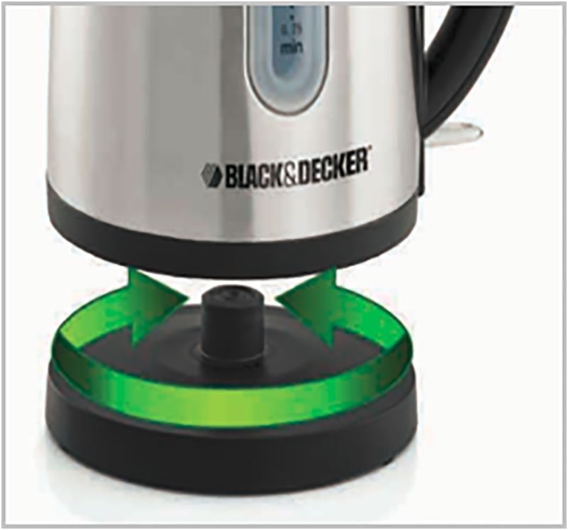 Black and Decker JC400 - B5 / JC450 - B5 Concealed Coil Jug Kettle 220 240 Volts - 220 - Electronics