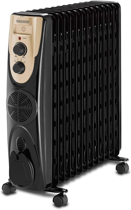 Black & Decker 13 Fin Radiator Heater OR013FG - B5 2500 Watts Oil Radiator Heater 13 Fin 220v 240 volts 50 hz - 220 - Electronics