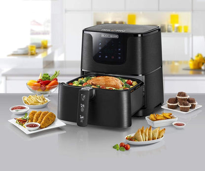 Black & Decker 220 volt 7.5 Liter air fryer oven AF700 - B5 Digital Air Fryer 220v 240 volt 50 hz - 220 - Electronics
