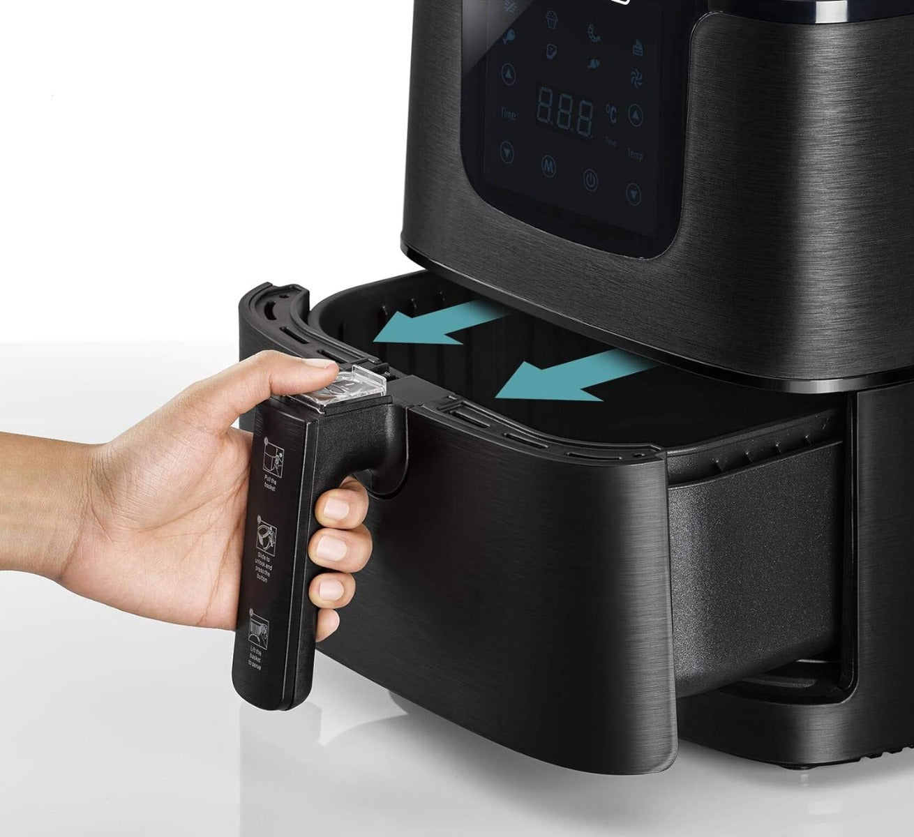 Black & Decker 220 volt 7.5 Liter air fryer oven AF700 - B5 Digital Air Fryer 220v 240 volt 50 hz - 220 - Electronics