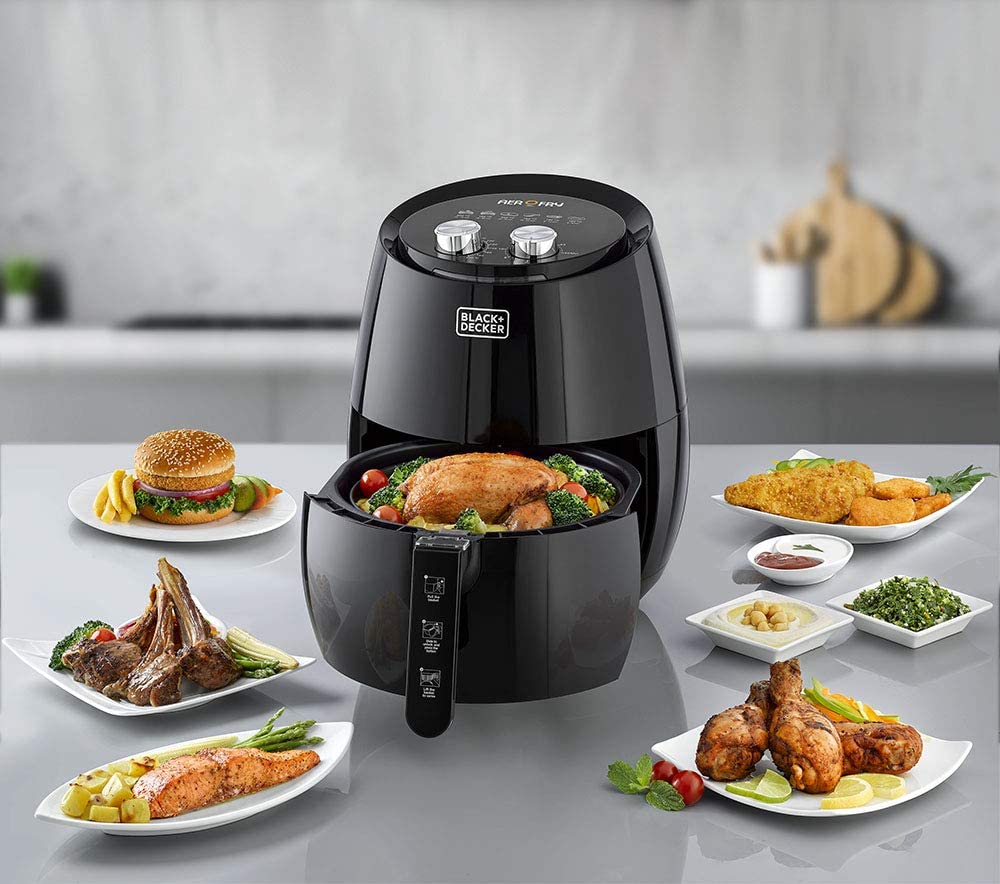 Black & Decker 220 volt air fryer AF350 4.5 liter Air fryer 220v 240 volt 50 hz - 220 - Electronics