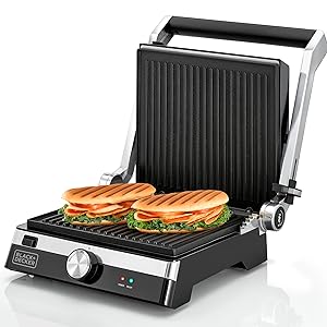 Black & Decker 220 volt grill CG2000B5 Non stick 2000 watts Grill 220 v 240 volts 50 hz - 220 - Electronics