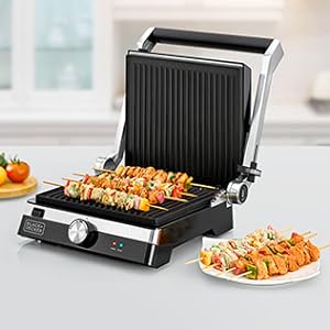 Black & Decker 220 volt grill CG2000B5 Non stick 2000 watts Grill 220 v 240 volts 50 hz - 220 - Electronics