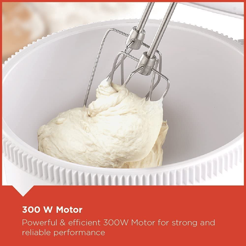 Black & Decker 220 volt Hand Mixer M700 - B5 300 Watt Hand Mixer with Bowl 220V 240 Volts 50 hz - 220 - Electronics