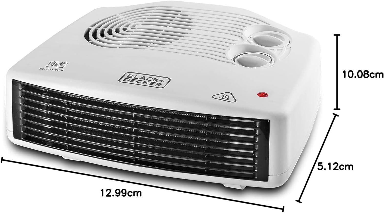 Black & Decker 220 volt heater fan HX230 - B5 heater 2400 Watts Horizontal Fan Heater with Auto Shut Off Features 220 v 240 volt 50 60 hz - 220 - Electronics