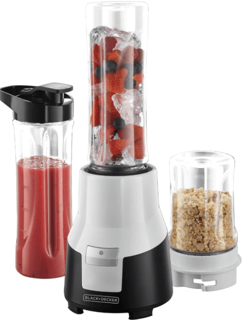 Black & Decker 220 volt personal blender PB22340CL Personal blender with two togo glass 220v 50 hz - 220 - Electronics