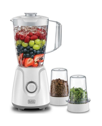 Black & Decker 220 volts Blender BX4000 Plastic Jar with 2 Grinder 220v 240 volts 50 hz - 220 - Electronics