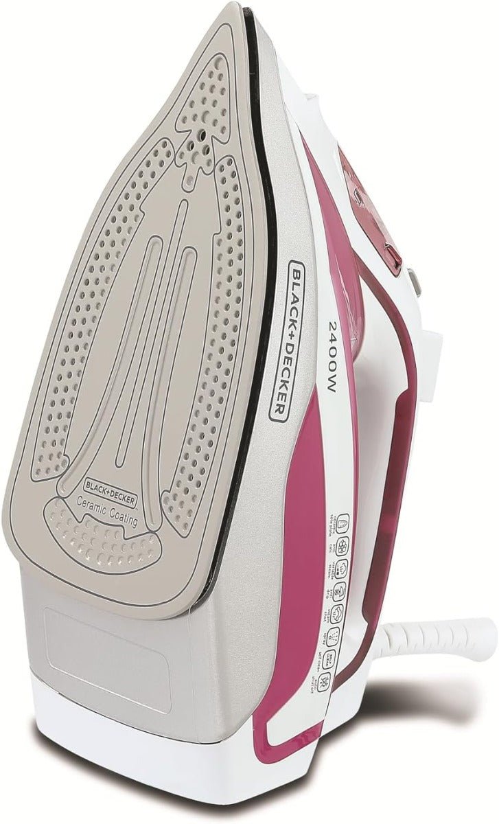 Black & Decker 220 volts iron 2400 watts model X2400b5 2400 Watts Auto Shut Off Steam Iron 220v 240 volts 50 hz - 220 - Electronics