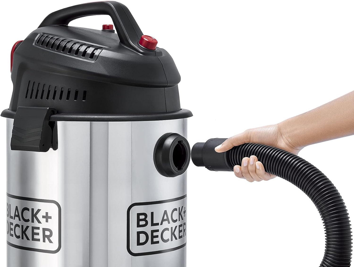 Black & Decker 220 volts wet dry shop vac 30 Liter WV1450 - B5 1600 Watts 30L Stainless Steel Wet & Dry Drum vacuum 220v 240 volt 50 hz - 220 - Electronics