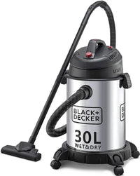 Black & Decker 220 volts wet dry shop vac 30 Liter WV1450 - B5 1600 Watts 30L Stainless Steel Wet & Dry Drum vacuum 220v 240 volt 50 hz - 220 - Electronics