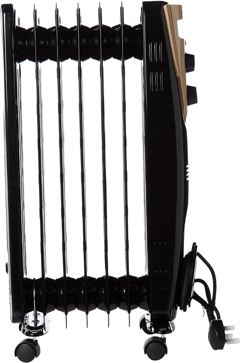 Black & Decker 7 Fin Radiator Heater 1500 watts ORO70D - B5 Oil Radiator Heater 7 Fin 220v 240 volts 50 hz - 220 - Electronics
