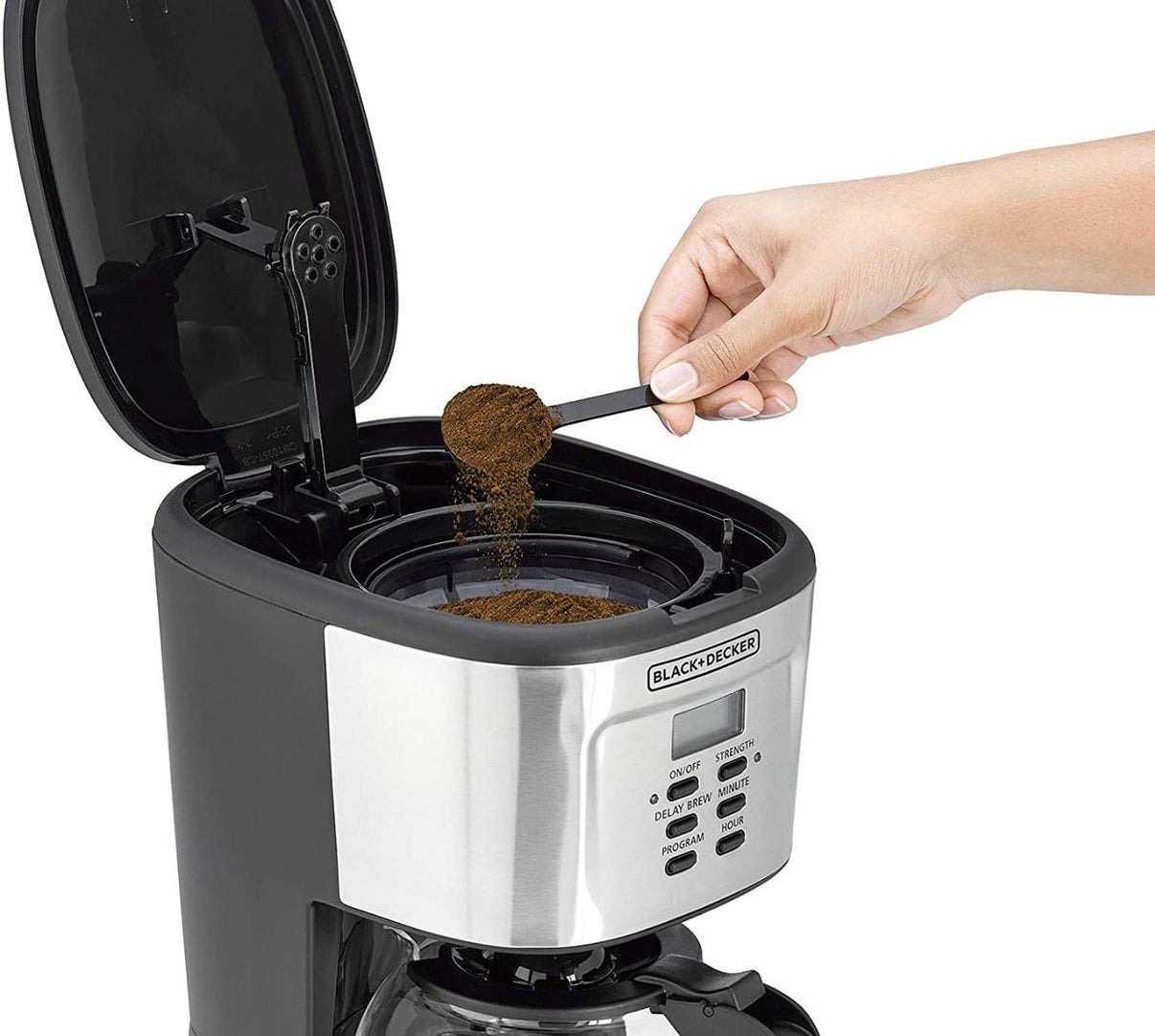 Black & Decker DCM85 - B5 220 volts Coffee Maker 900 watts Digital Programmable 12 cup Coffee Maker 220 V 240 Volts 50 hz - 220 - Electronics