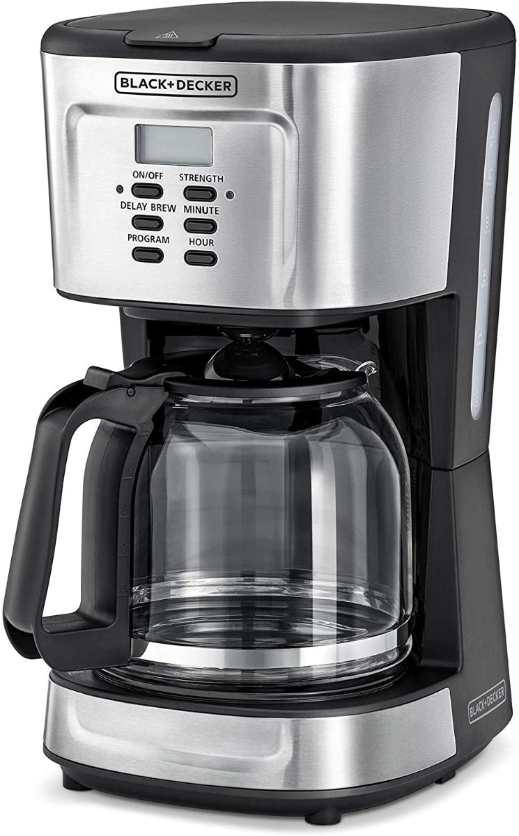 Black & Decker DCM85 - B5 220 volts Coffee Maker 900 watts Digital Programmable 12 cup Coffee Maker 220 V 240 Volts 50 hz - 220 - Electronics