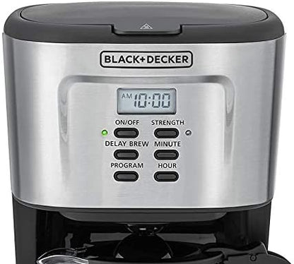Black & Decker DCM85 - B5 220 volts Coffee Maker 900 watts Digital Programmable 12 cup Coffee Maker 220 V 240 Volts 50 hz - 220 - Electronics