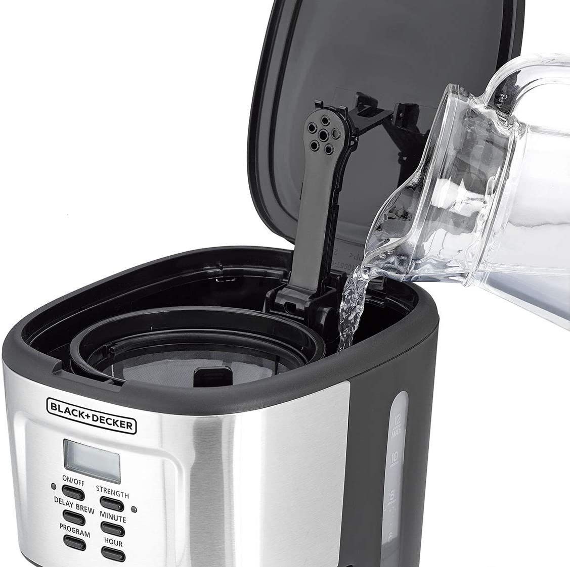 Black & Decker DCM85 - B5 220 volts Coffee Maker 900 watts Digital Programmable 12 cup Coffee Maker 220 V 240 Volts 50 hz - 220 - Electronics