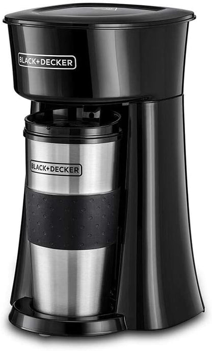 Black & Decker DCT10 - B5 220 volt Coffee maker 650 watts with 360 ML travel mug 220v 240 volts 50 hz - 220 - Electronics
