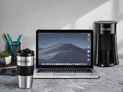 Black & Decker DCT10 - B5 220 volt Coffee maker 650 watts with 360 ML travel mug 220v 240 volts 50 hz - 220 - Electronics