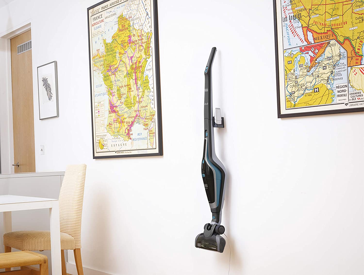 Black & Decker SVA420B Two in one Cordless Stick 220 volt Vacuum Cleaner with Docking Station 220v 240 volts 50 hz - 220 - Electronics