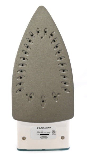 Black & Decker X1600 Steam Iron 220 volts 50 hz with 1750 Watts Steel Soleplate - 220 - Electronics