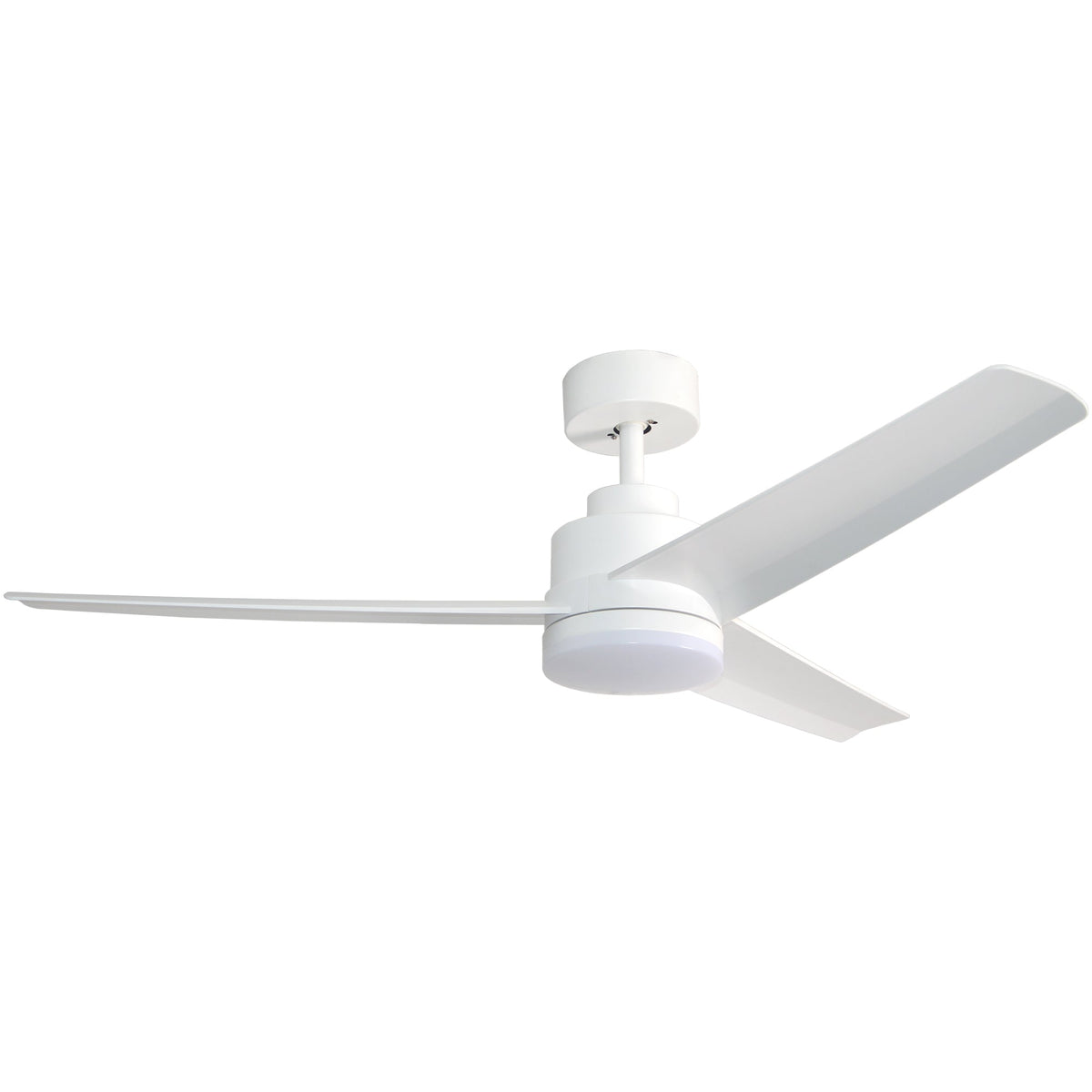 Blaupunkt Designer 220v 52" Ceiling Fan with LED Light & Remote, White — 220 Volt (BKCFLW9852220v) - 220v volt electronics