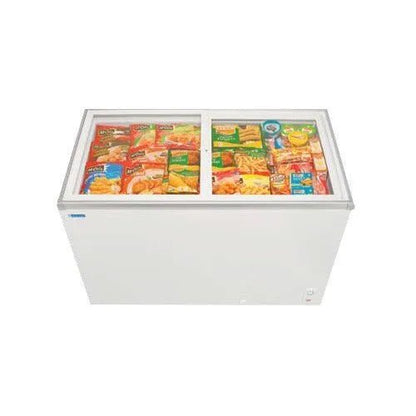 Blue Star 220 Volt Glass Top Chest Display Freezer 200 Liter Sliding Door Chest Freezer 220V 50Hz EGT200FOD - 220v volt electronics