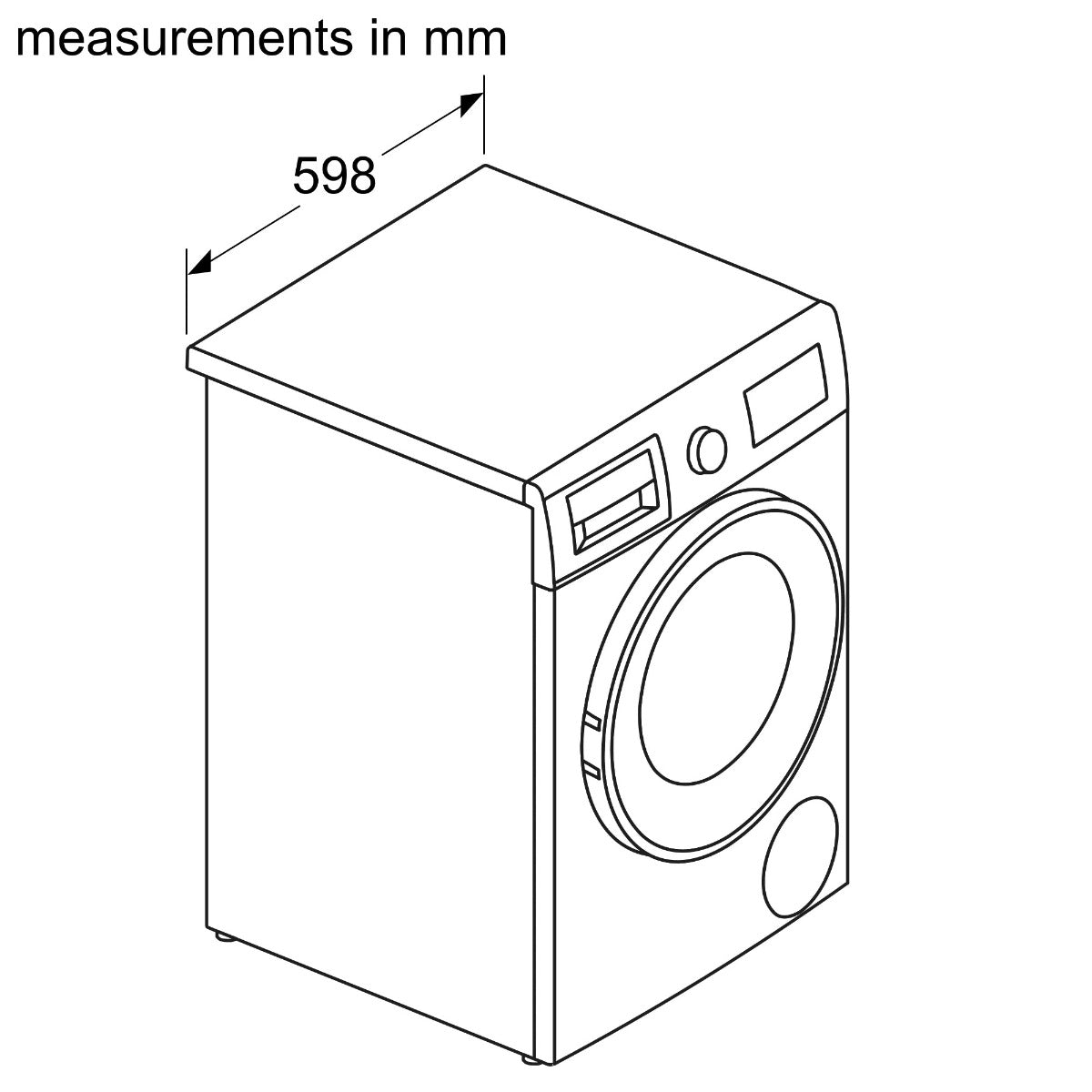 Bosch 220 volt Washer dryer combo 2 in 1 220v 240 volts 50 hz all in one 8 kg washer 5 kg dryer - 220 - Electronics