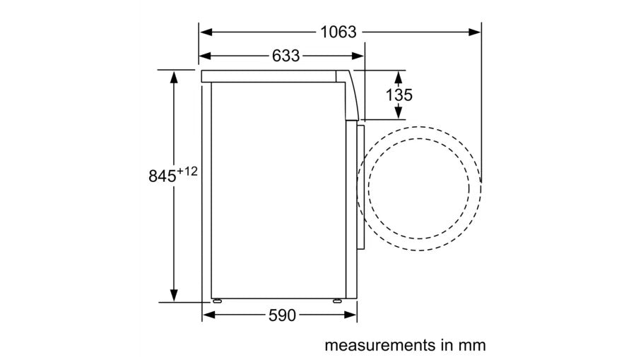 Bosch 220 volt Washer WAU28PH9GB 9 KG Front Load Washer 220v 240 volts 50 hz - 220 - Electronics